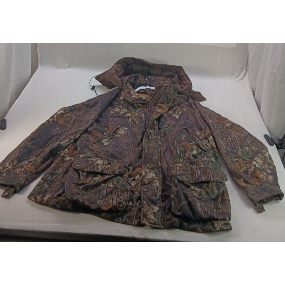 Remington 15700BU Mens Large Mossy Oak Break-Up Camo Hooded Hunting Jacket